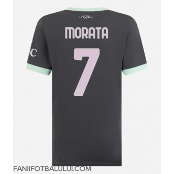 AC Milan Alvaro Morata #7 Tricou Fotbal Replică 2024-25 Femei Treilea